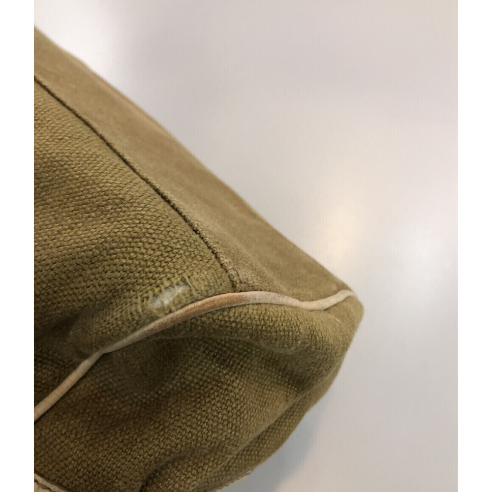 Celine Boogie handbag brown canvas beige leather - Picture 5 of 6